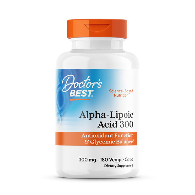 Doctor's Best Alpha Lipoic Acid 300 mg 180 Capsules