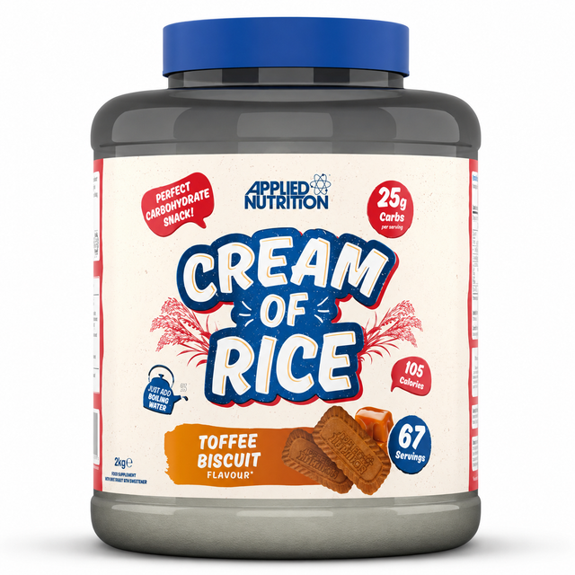 Applied Nutrition Cream of Rice 2 kg - Toffee Biscuit