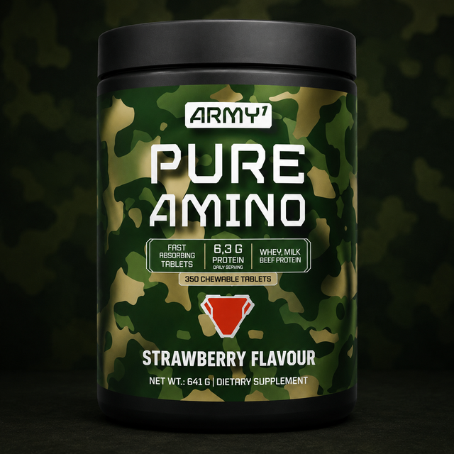 Army 1 Pure 1 Amino 350Tab - Strawberry