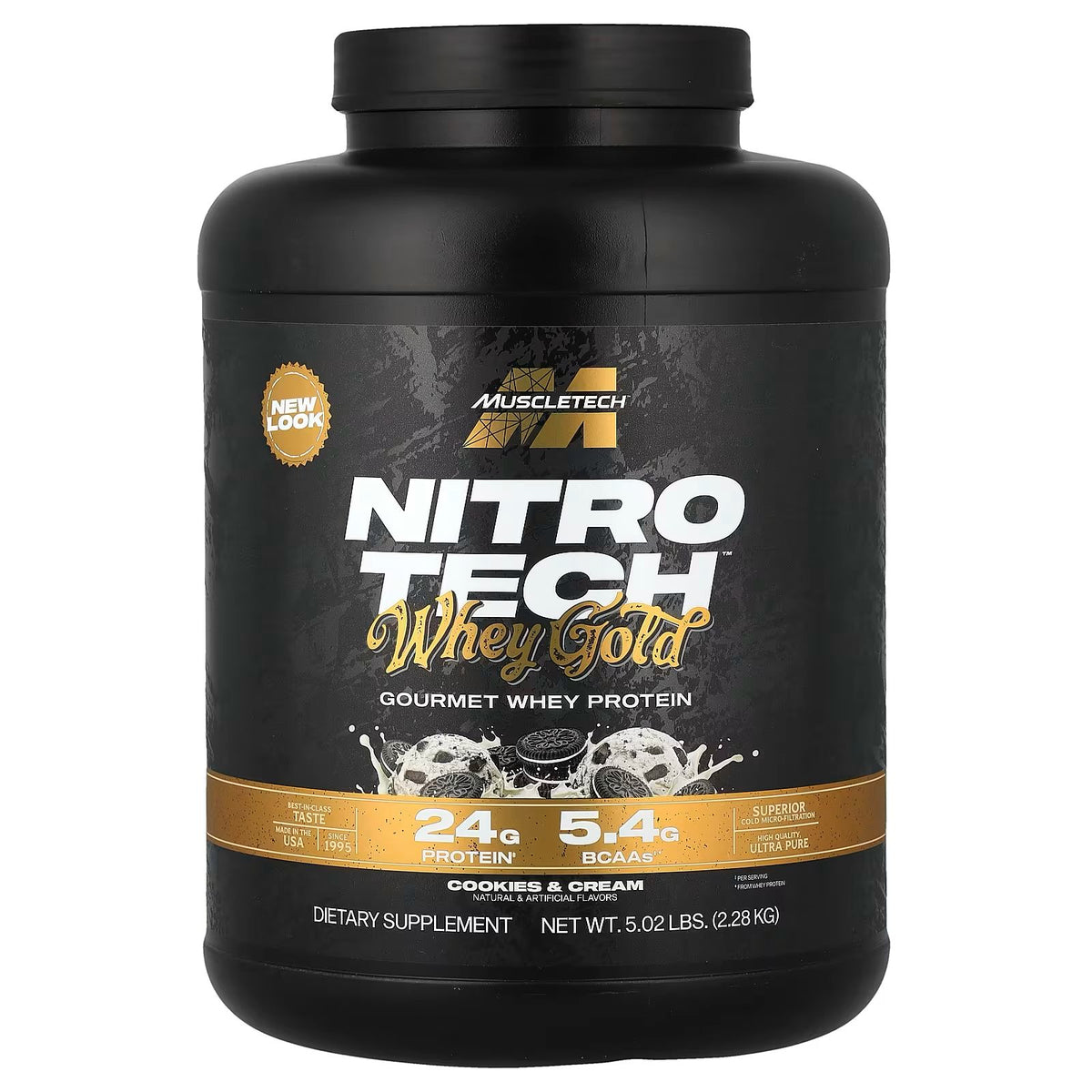 MuscleTech Nitro Tech Whey Gold - Vanilla